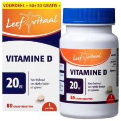 Leefvitaal Vitamine D Kauwtabletten