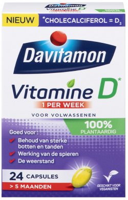 Davitamon Vitamine D - 1 per week - 100% Plantaardig