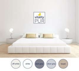 Vitality Pur - Hoeslaken 100% Katoen - Jersey stretch - Off White - 90/200 x 190/220+30cm - 1+1 GRATIS