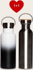 Retulp Waterfles pakket - Waterflessen - Drinkflessen - Thermosbeker - RVS - Waterfles - 2 Stuks - 1+1 gratis