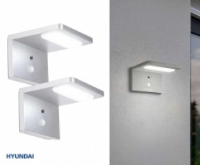 Hyundai Sensor Wandlamp Op Zonne-Energie - Vandaag 1+1 GRATIS! ...
