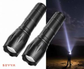 Militaire Zaklamp 1+1 GRATIS - Tot Wel 500 Meter Bereik! ...