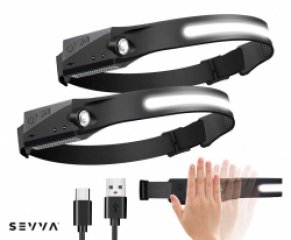 Oplaadbare Hoofdlamp 1+1 GRATIS - Met Power LED Strip! ...