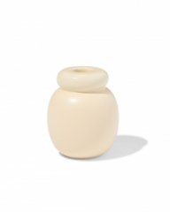 HEMA Kandelaar 8.5x10cm keramiek crème (creme)