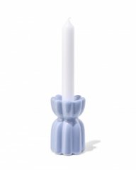 HEMA Kandelaar ⌀6x10cm keramiek klaproos (blauw)