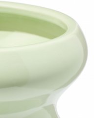 HEMA Bloempot ⌀17.5x12.5cm keramiek blob groen (groen)