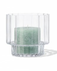 HEMA Lantaarn ⌀18x16.5cm glas retro (transparant)