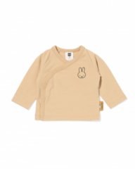HEMA Nijntje newborn T-shirt met overslag zand (zand)